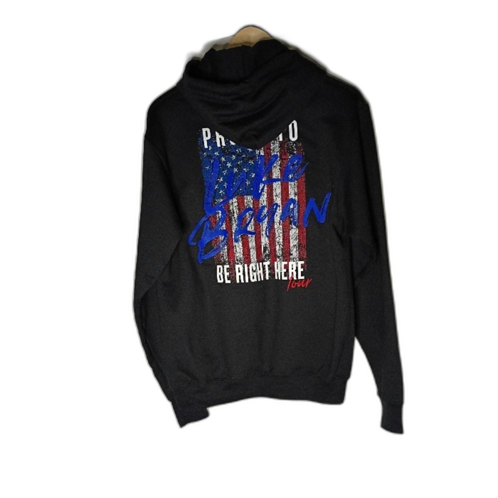 Luke Bryan Proud to Be Right Here Tour 2021 Hoodie Black S/M